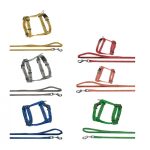 Flamingo Cat Harness Bright, 25/35cm - atstarojošā krūšu siksna ar pavadu kaķiem