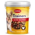 SANAL Trainers Mini Bones (1cm), 300g - mīkstie kauliņi ar vistu