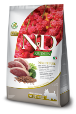 N&D DOG QUINOA DUCK BROCCOLI - Pilnvērtīga barība suņiem ar pīli, kvinoju un brokoļiem